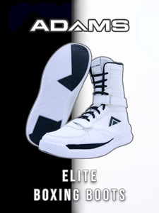 Adams Elite Boxing Boots – White Edition [PRE ORDER SEPTEMBER 12TH]-0